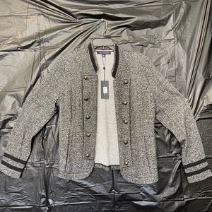 Tommy Hilfiger militant like sweater beautiful condition with tags never worn